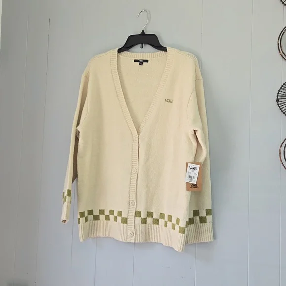 NWT Vans Cardigan Sweater Size XS/S - Picture 1 of 7